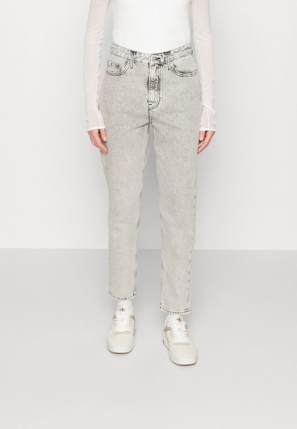 

Джинсы Baggy MOM Calvin Klein Jeans, деним серый