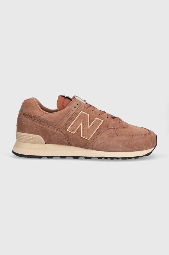 

Замшевые кроссовки 574 New Balance, коричневый
