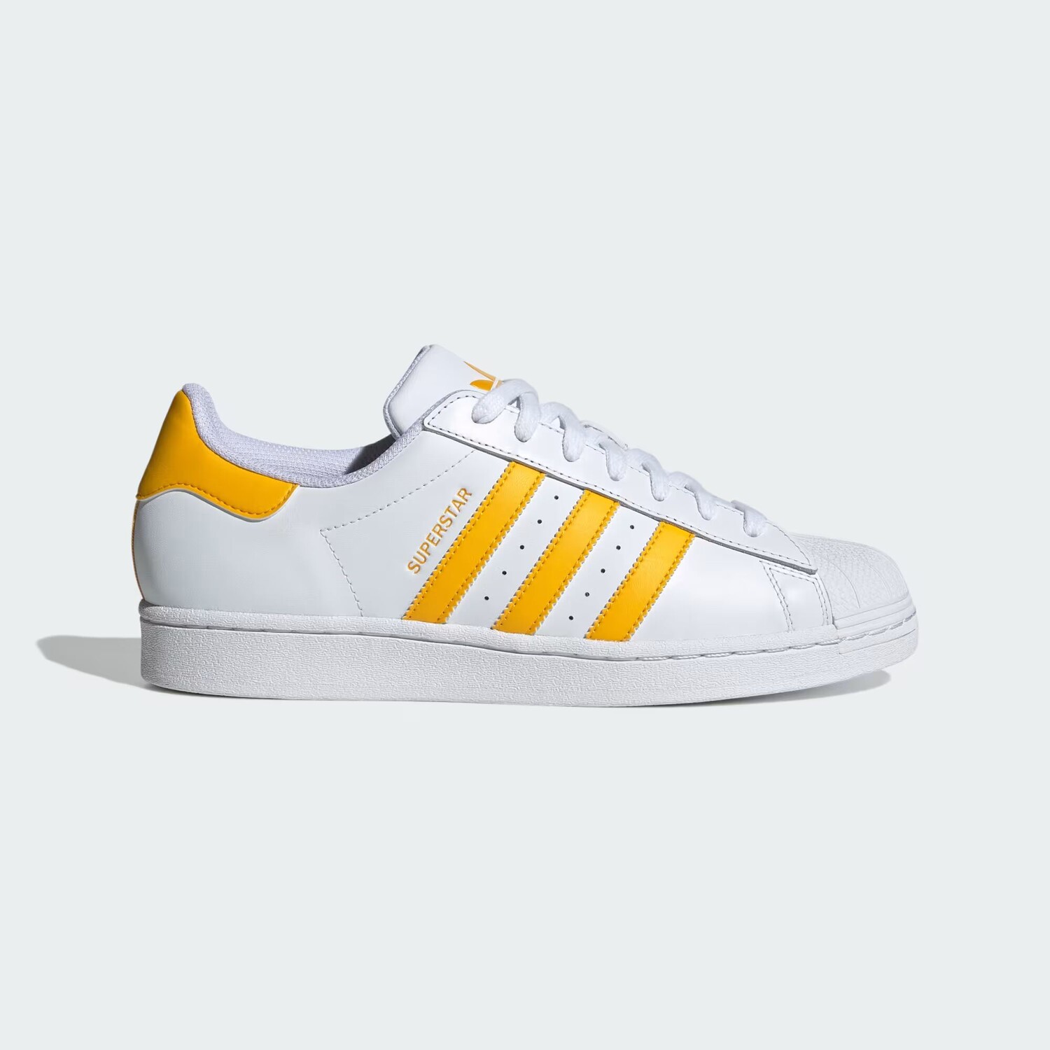 

Кроссовки суперзвезды Adidas, цвет Cloud White/Crew Yellow/Cloud White