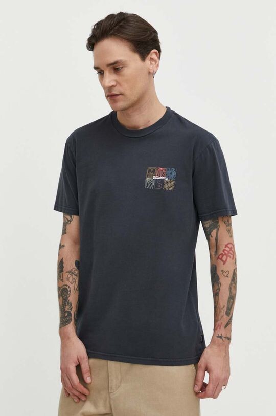 

Хлопковая футболка Billabong, серый