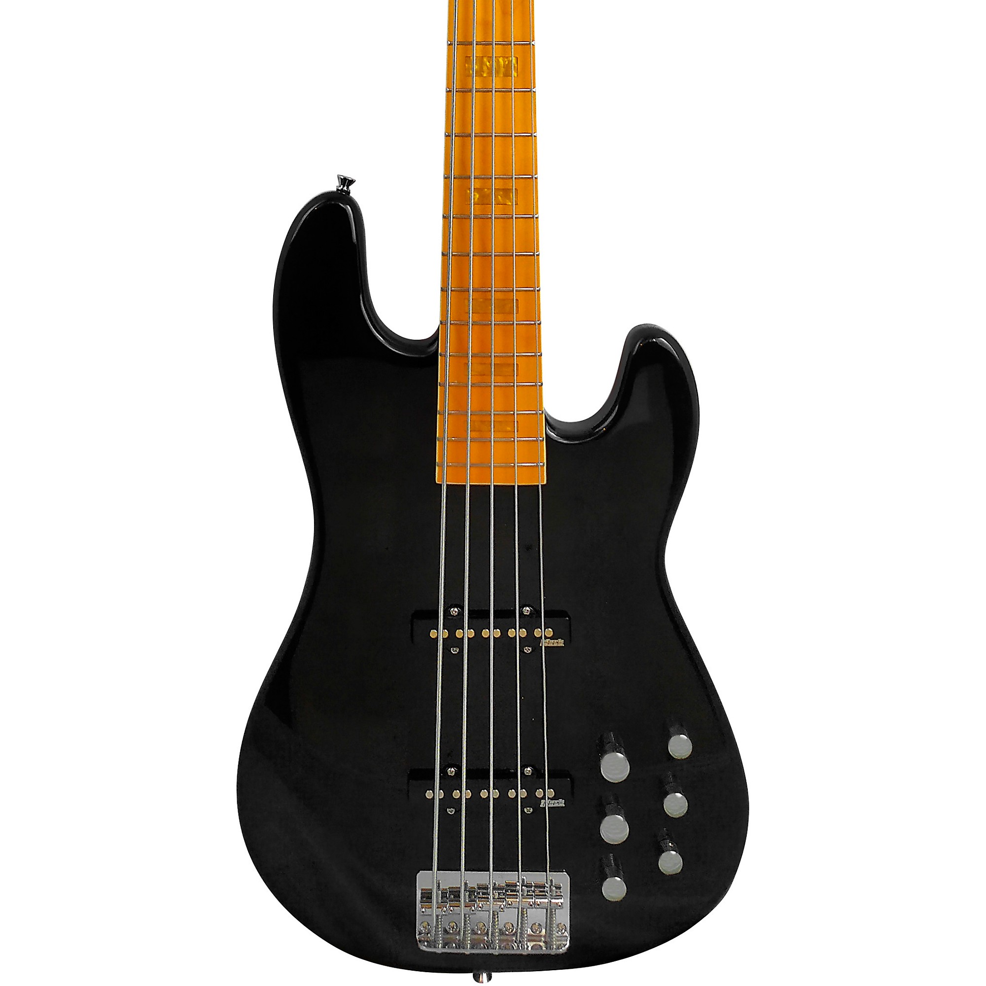 Markbass GV5 Gloxy Val MP 5-струнная электрическая бас-гитара, черная