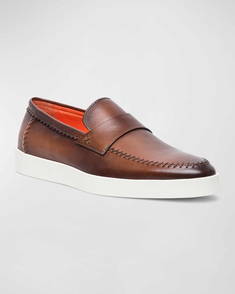 

Мужские кожаные лоферы Atlantis Santoni