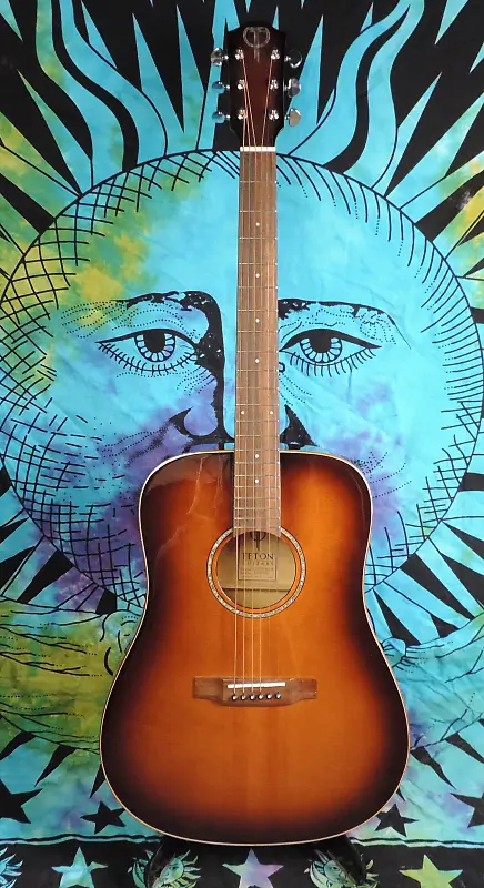 

Акустическая гитара Teton Guitars - STS130FMGHB - Dreadnought - Solid Sitka Spruce Top