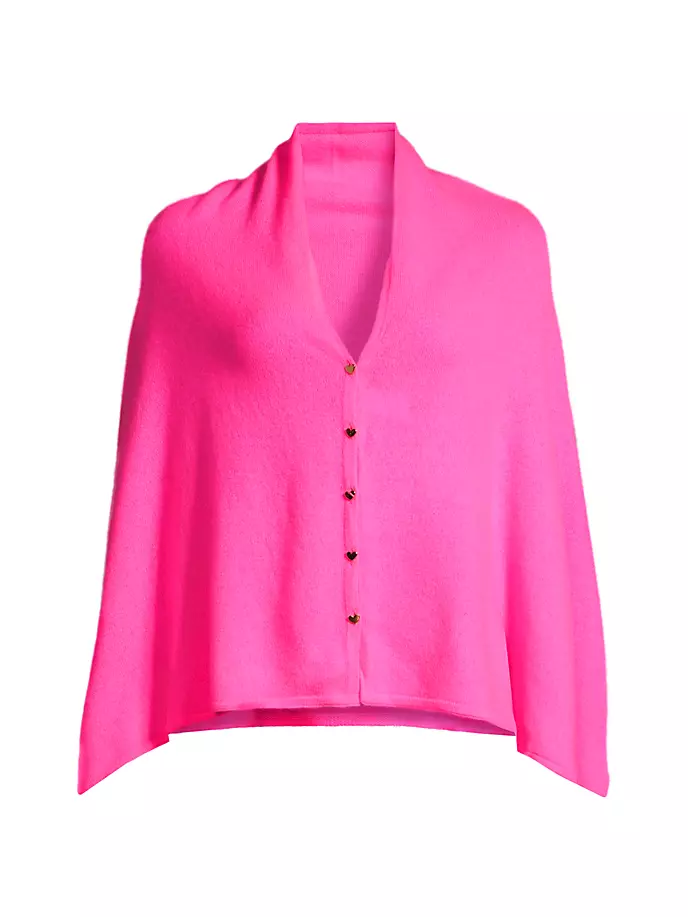 

Кашемировый свитер с накидкой Harp Lilly Pulitzer, цвет cerise pink