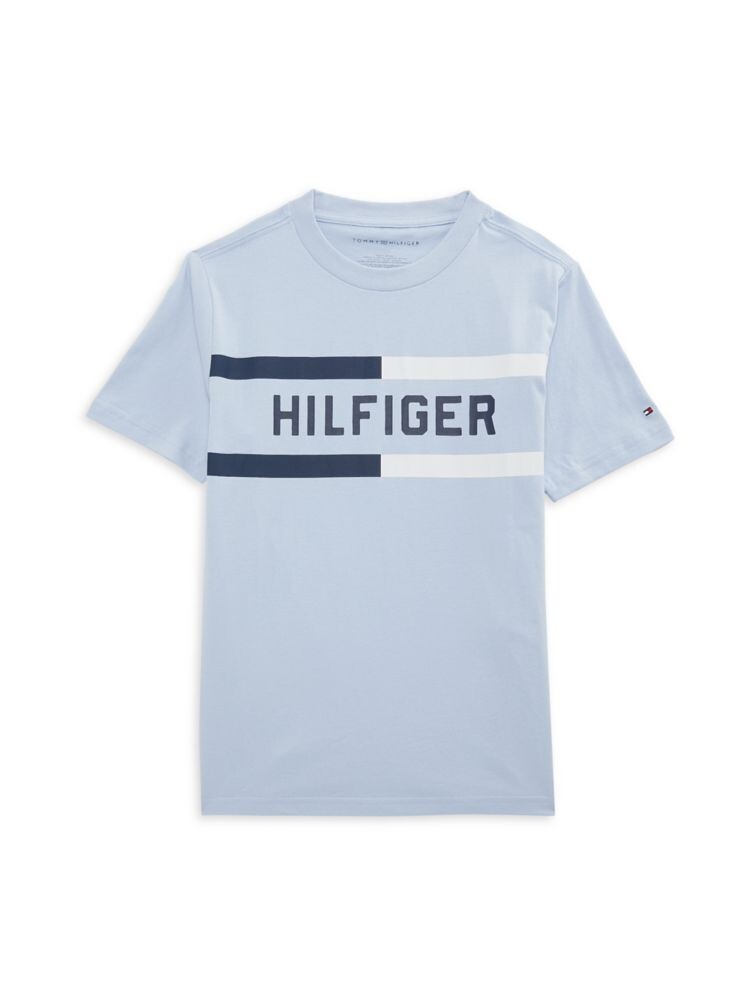 

Футболка с логотипом для маленького мальчика Tommy Hilfiger, синий