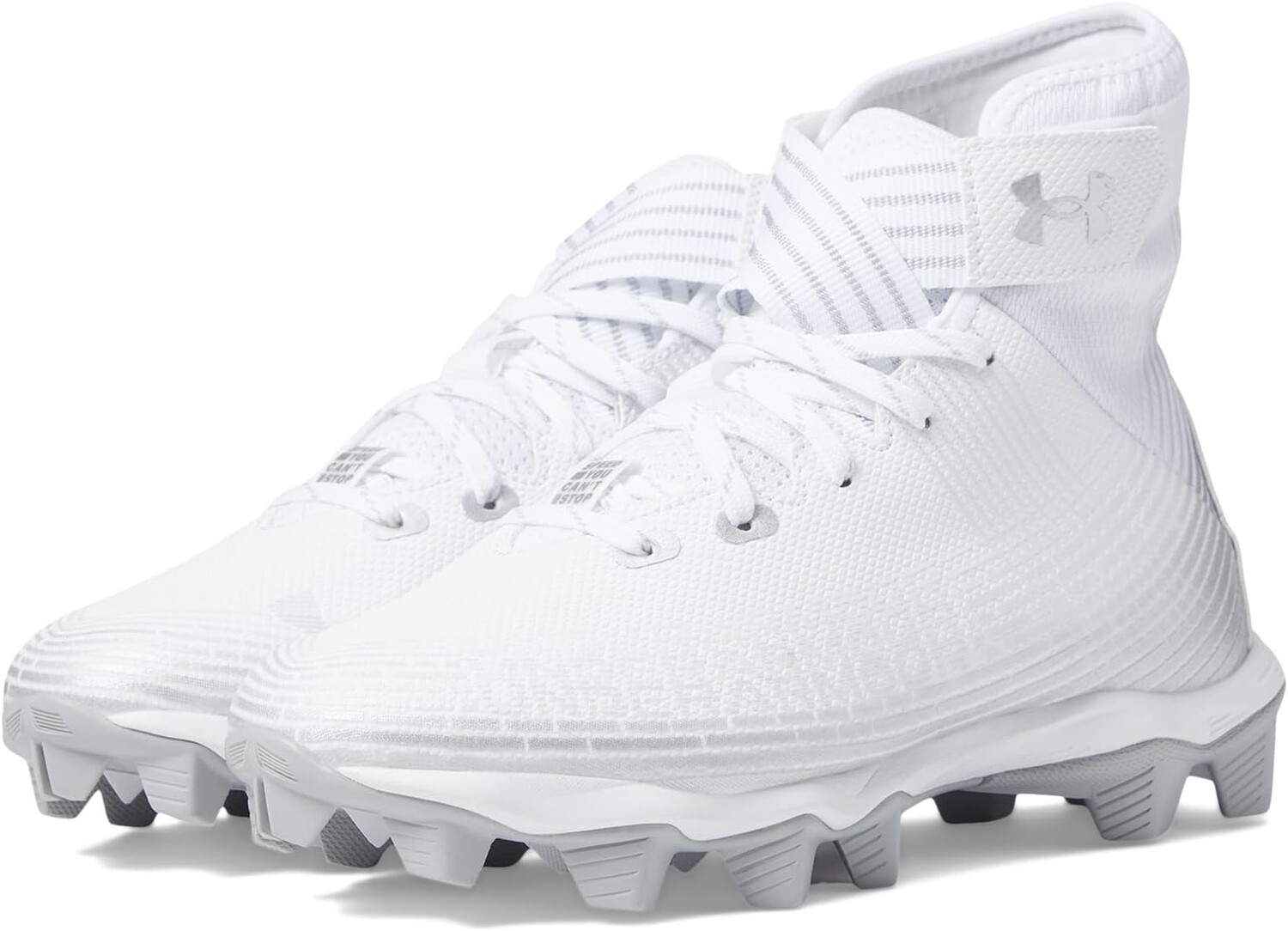 

Бутсы Football Highlight Rubber Molded Under Armour, цвет White/Metallic Silver/Metallic Silver