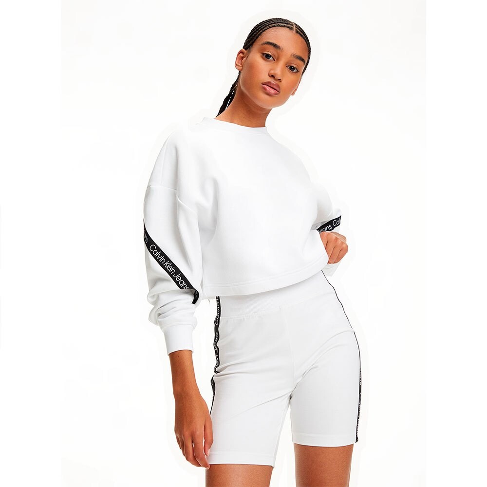 

Толстовка Calvin Klein Jeans Logo Tape, белый