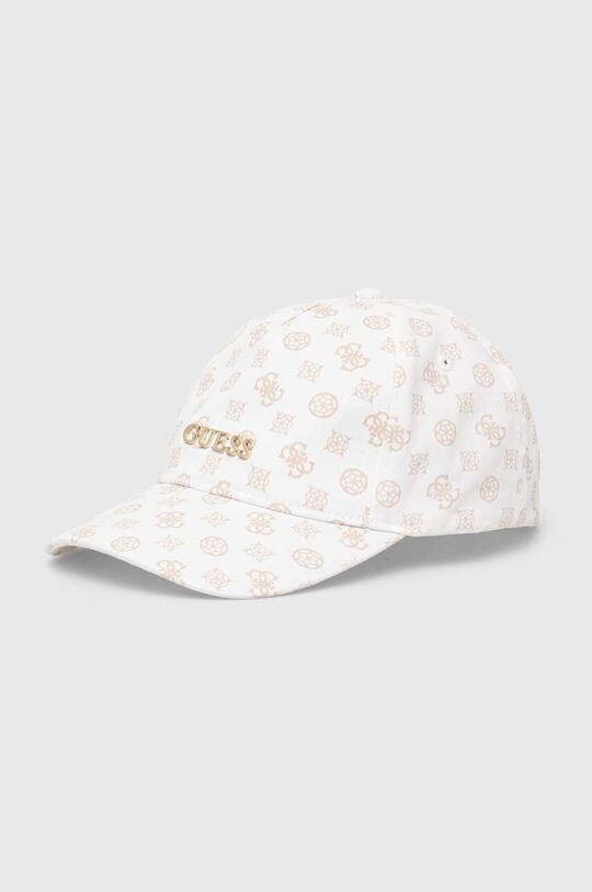 

Хлопковая бейсболка Guess, белый