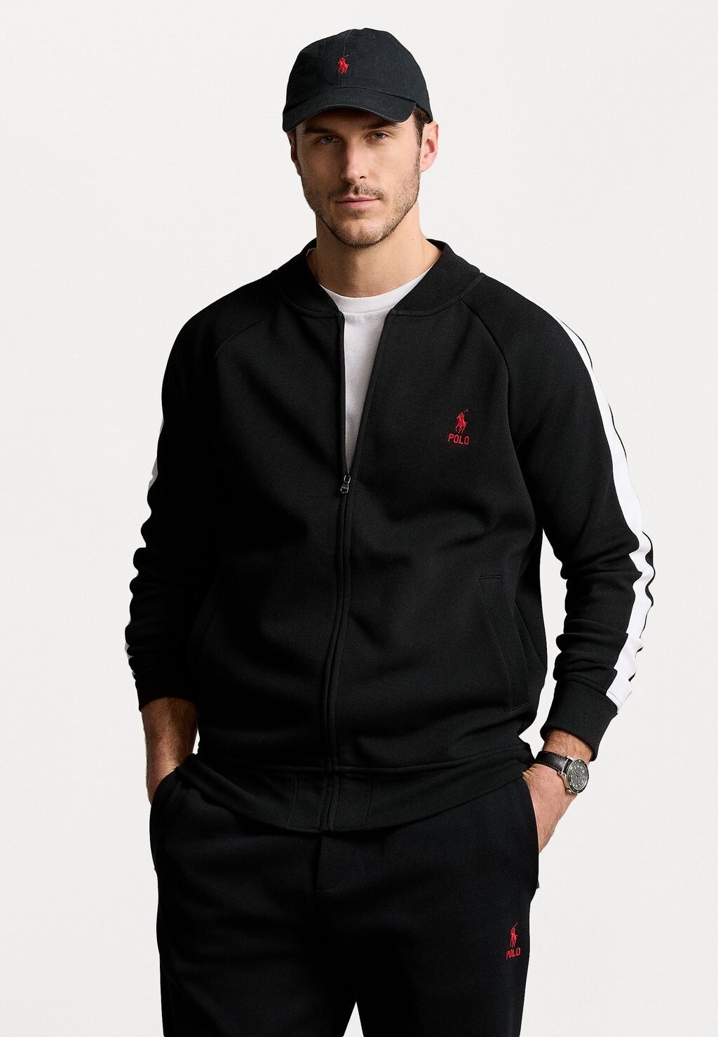 

Толстовка на молнии Polo Ralph Lauren Big & Tall, черный
