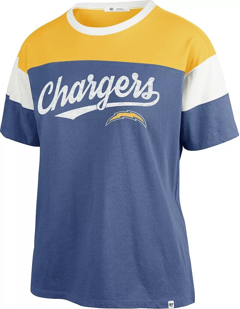 

Женская синяя футболка Los Angeles Chargers '47