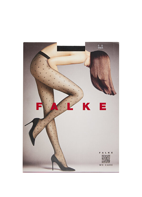 

Черные женские носки с рисунком Falke