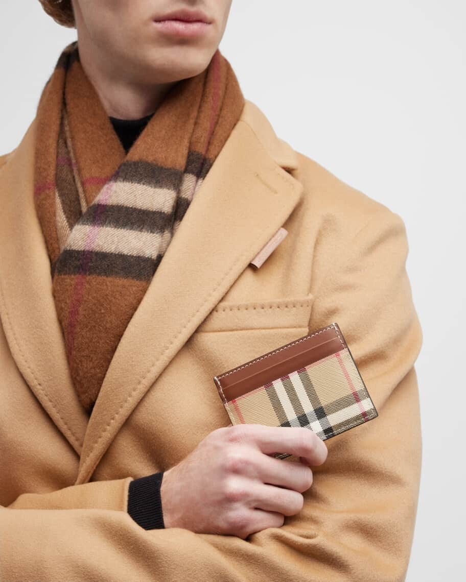 

Винтажная сумка для карт Sandon в клетку Burberry