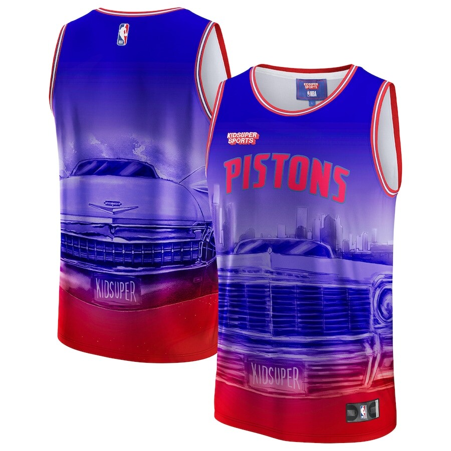 

Джерси KidSuper Detroit Pistons, красный