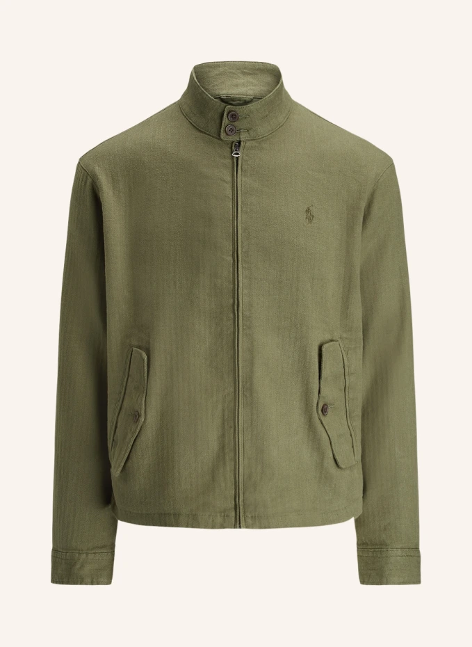 

Жакет с льном Polo Ralph Lauren, зеленый