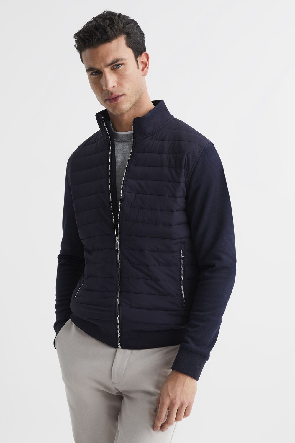 

Стеганая куртка Flintoff Hybrid Reiss, синий