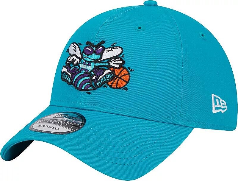 

Классическая шляпа 9Twenty из твердой древесины New Era для взрослых Charlotte Hornets