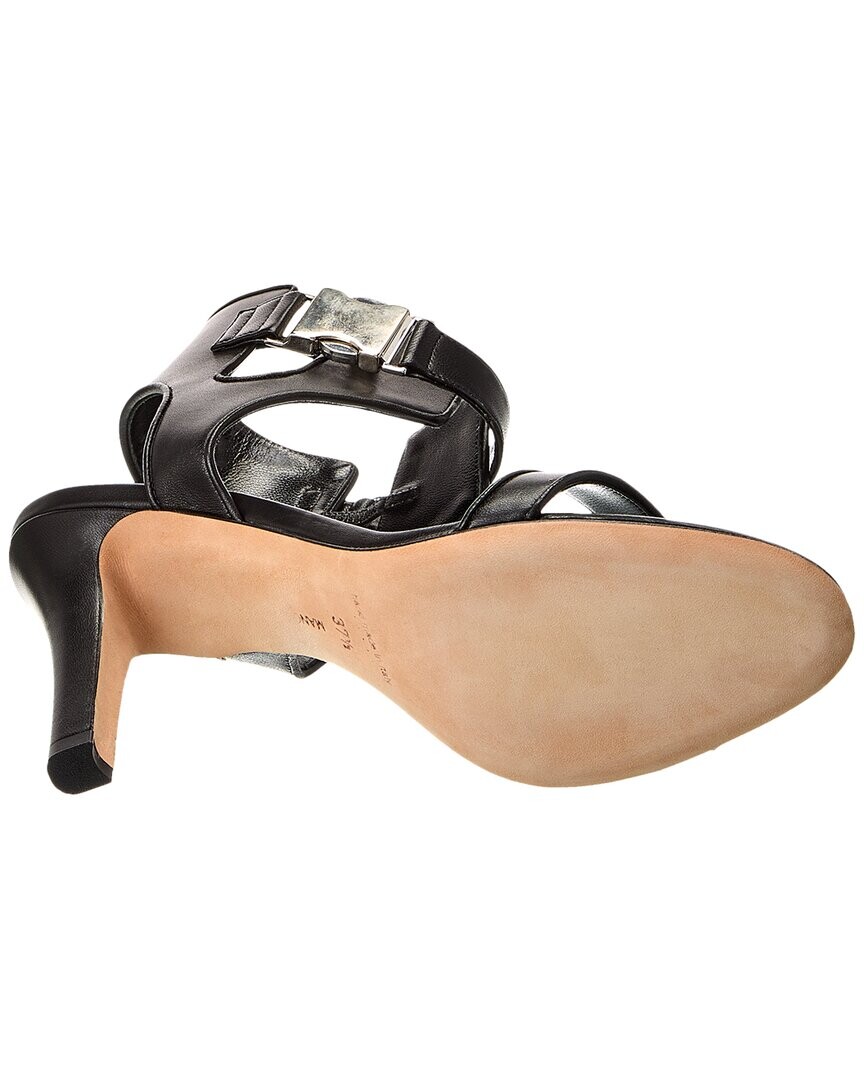 

Кожаные сандалии Manolo Blahnik Pollux 105, черный