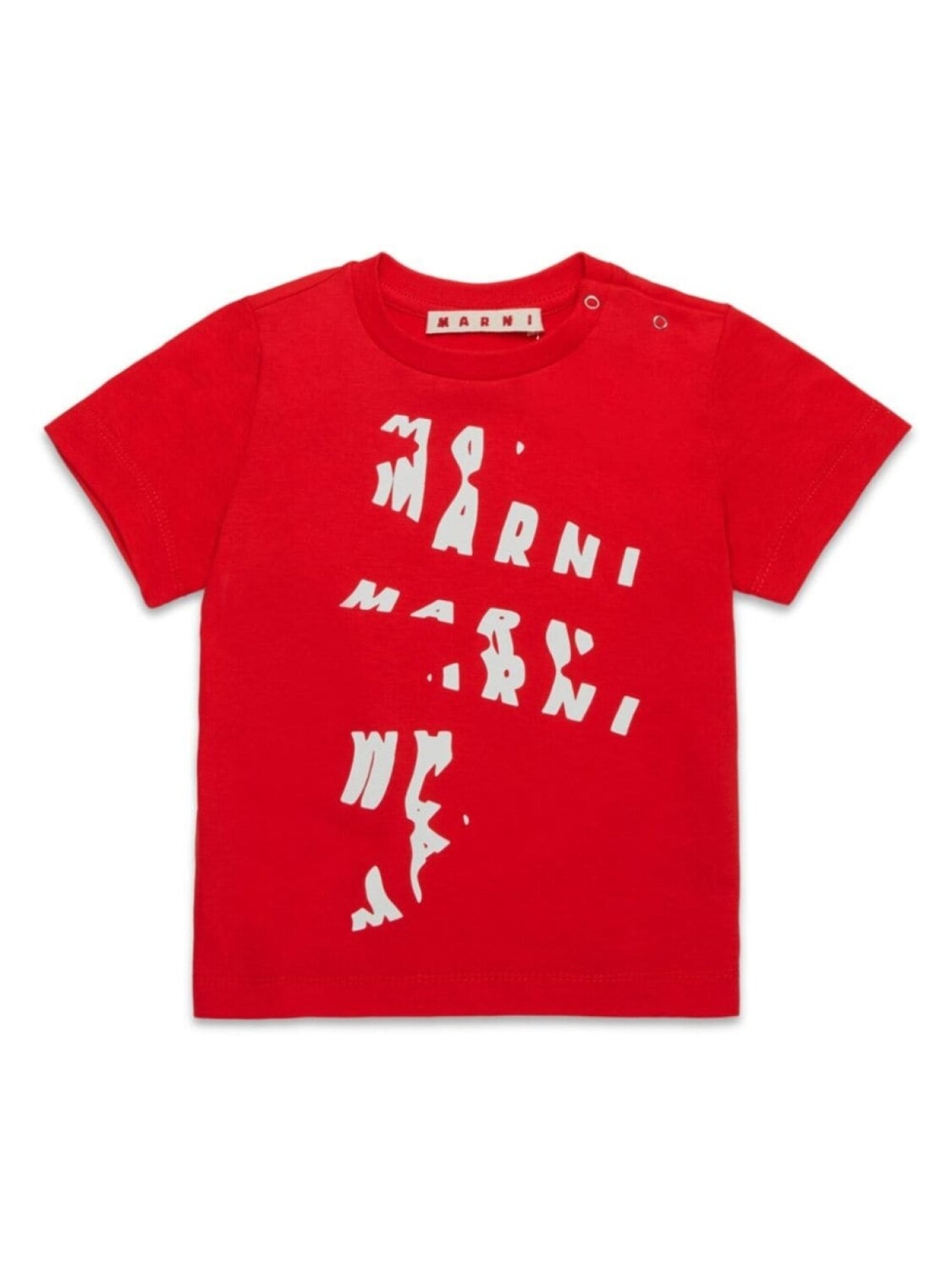 

Marni Kids футболка с логотипом, красный