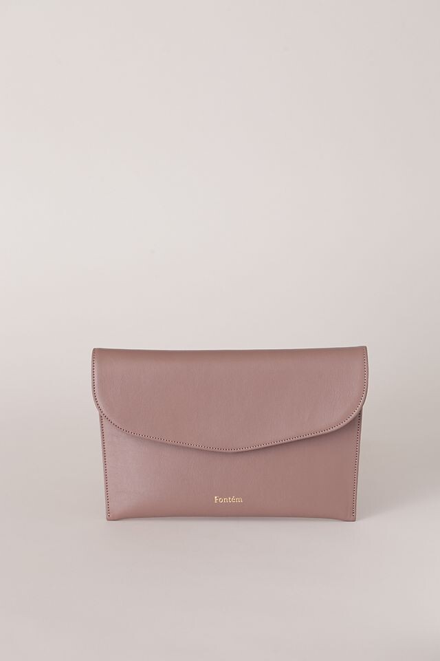 

Клатч Fontem Emily Anthropologie, темно-фиолетовый