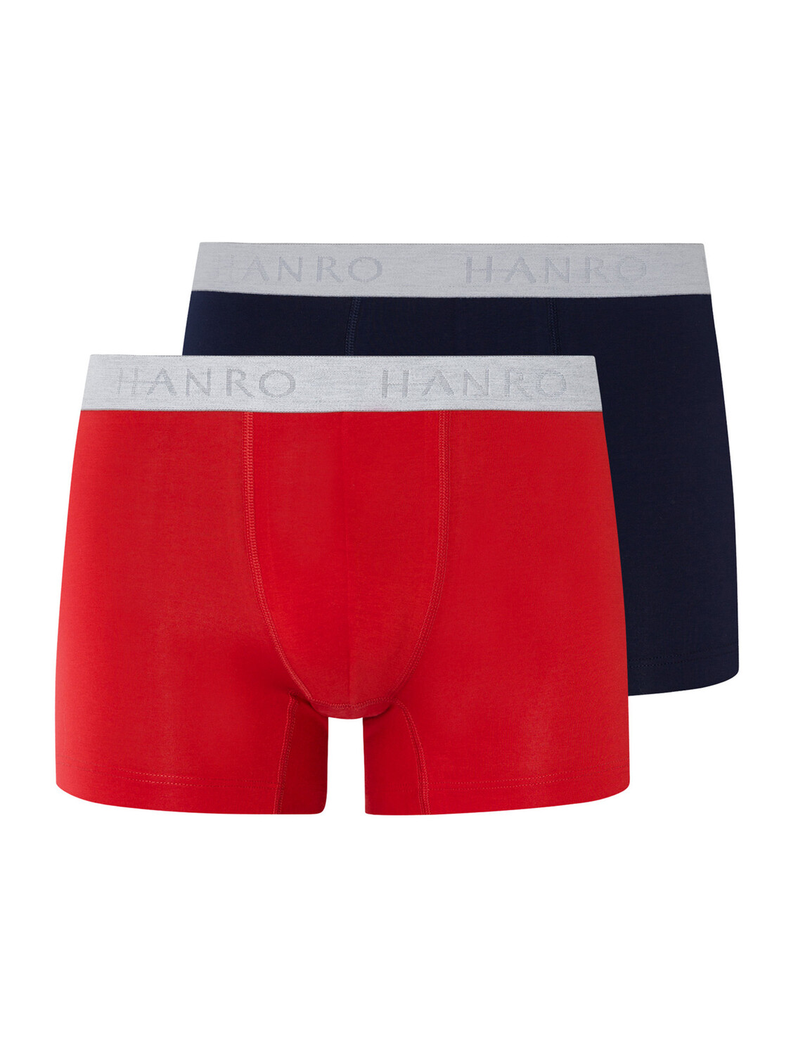 

Боксеры Hanro Retroshorts Cotton Essentials, цвет deep navy/ bright red