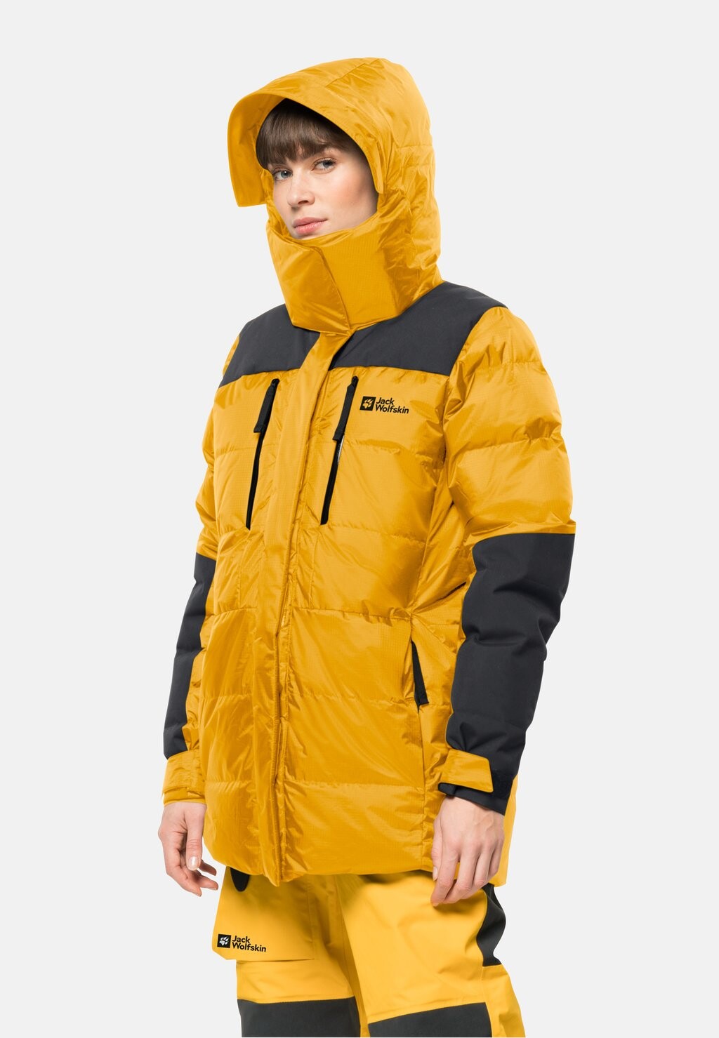 

Пуховик COOK Jack Wolfskin, цвет burly yellow xt