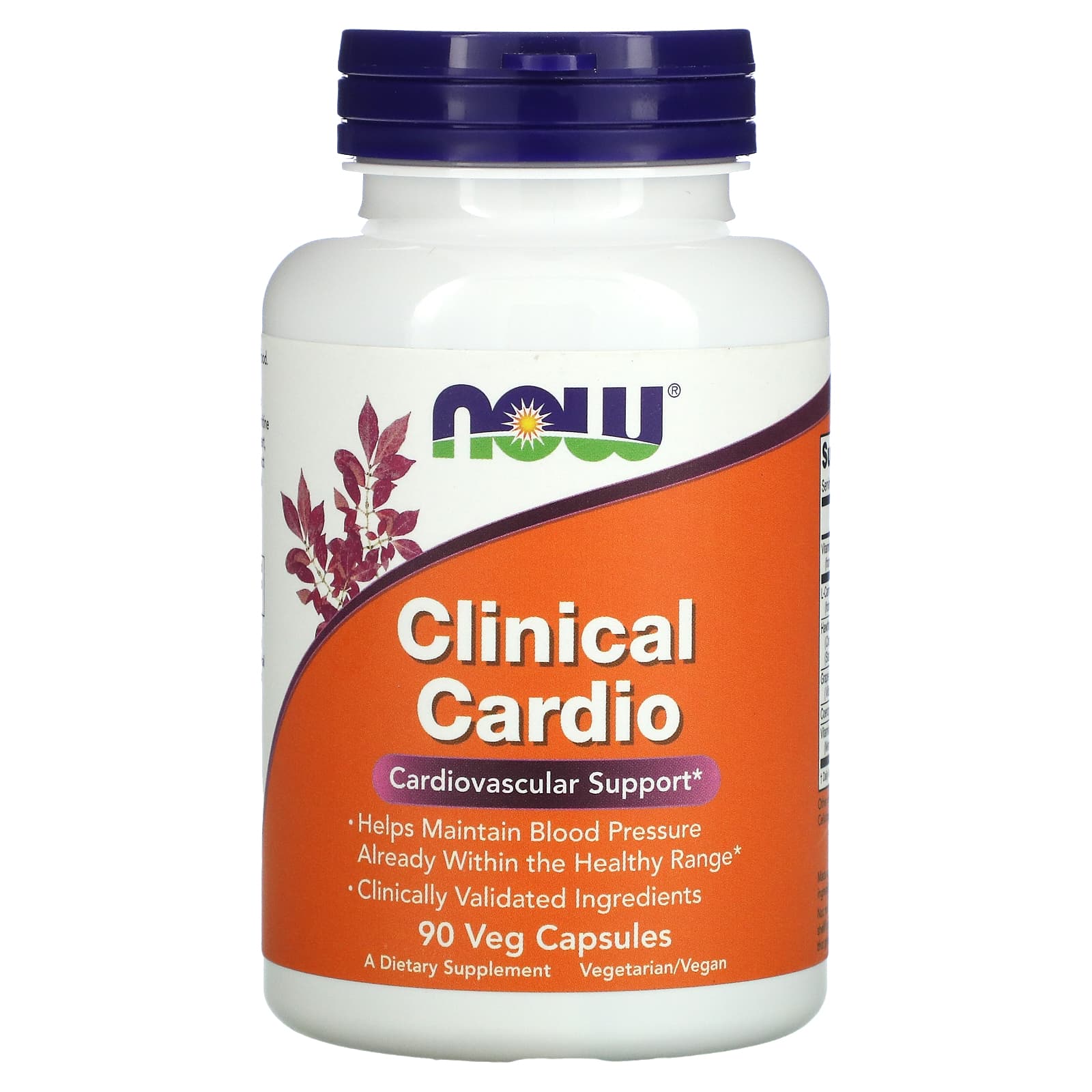 Now Foods Clinical Cardio Поддержка сердечно-сосудистой системы 90 растительных капсул carlson cardio complete комплекс для сердечно сосудистой системы 180 таблеток