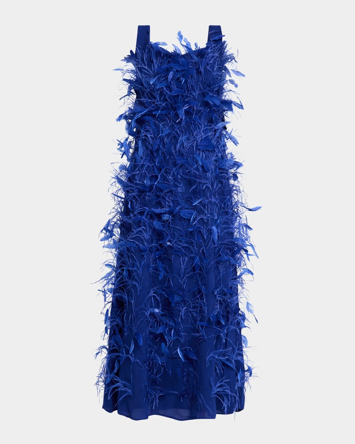 

Платье миди без рукавов Sutton с перьями Rachel Gilbert, цвет Ultramarine