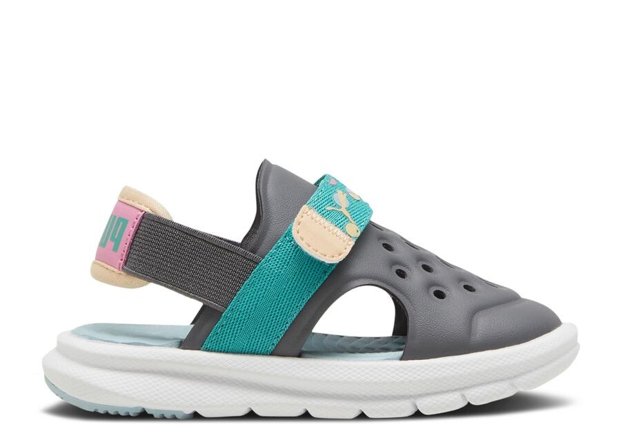 

Кроссовки Puma Evolve Sandal Toddler 'Summer Camp - Cool Dark Grey', серый