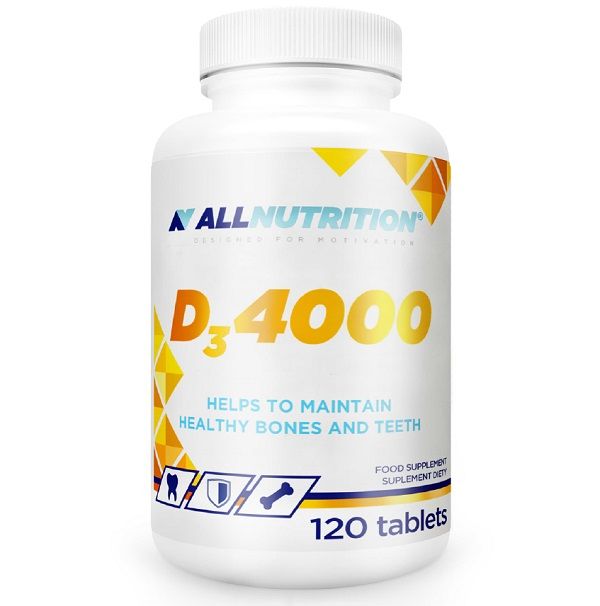 цена Allnutrition D3 4000витамин д3 в таблетках, 120 шт.
