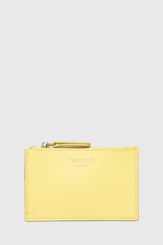 

Кожаный кошелек Twinset, желтый