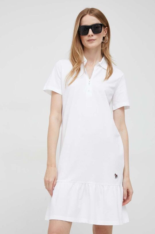 

Хлопковое платье PS Paul Smith, белый