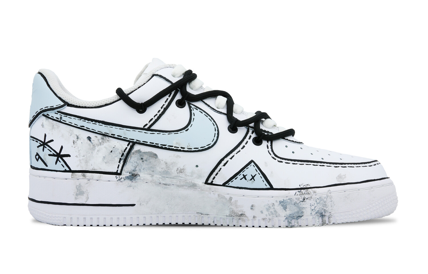 

Мужские кроссовки для скейтбординга Nike Air Force 1, White