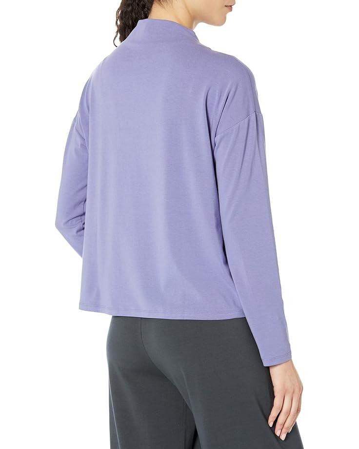 

Топ Eileen Fisher Funnel Neck Box Top, цвет Viola
