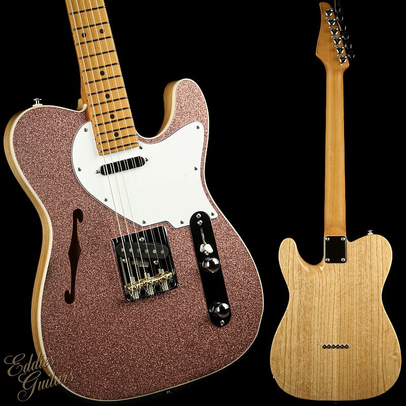 

Электрогитара Suhr Eddie's Guitars Exclusive Custom Classic T Roasted - Rose Gold Sparkle