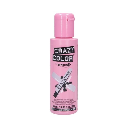 

Полуперманентная краска для волос 28 Platinum, 100 мл Crazy Color