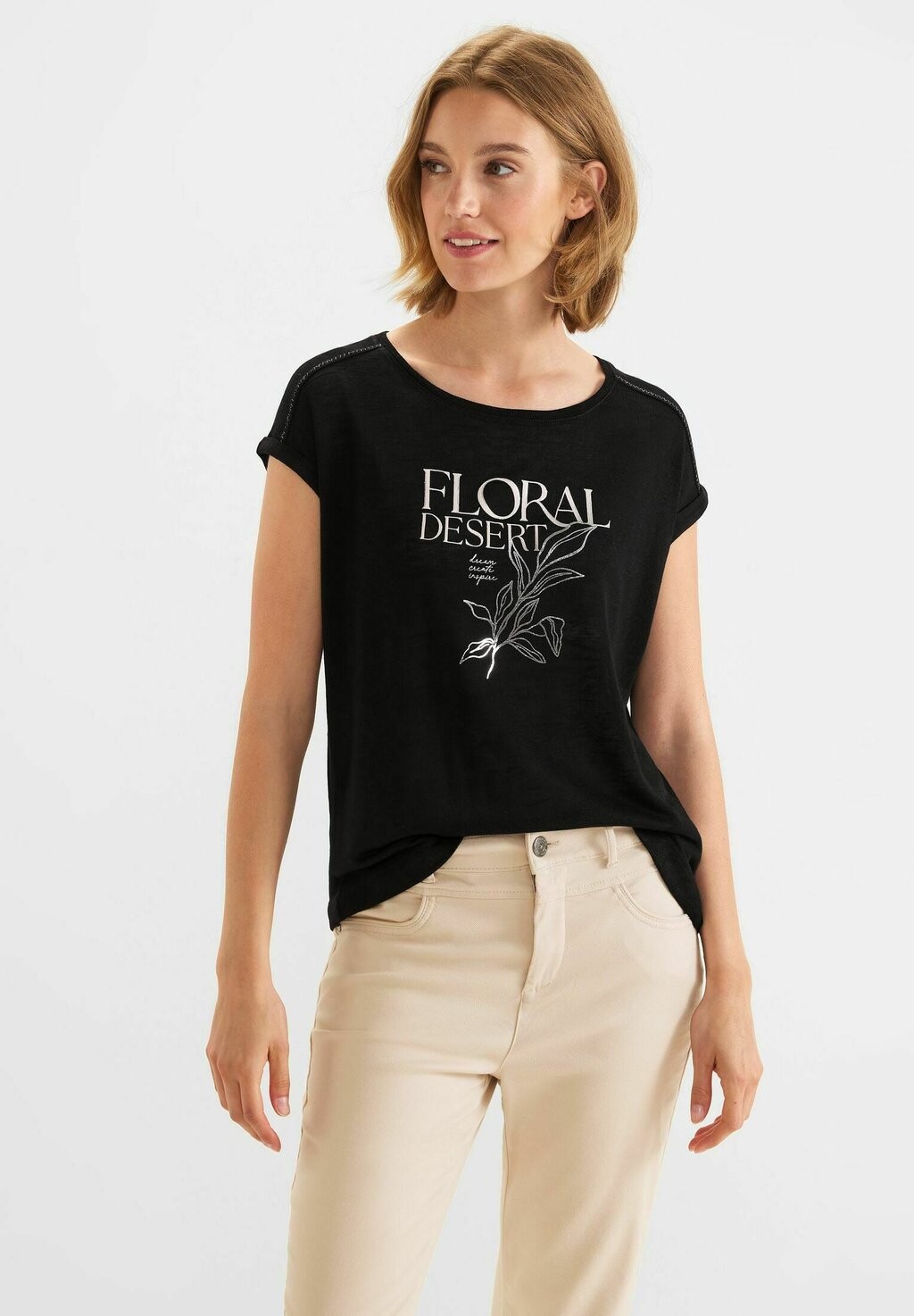 

Футболка с принтом LOOK PART Street One, цвет schwarz