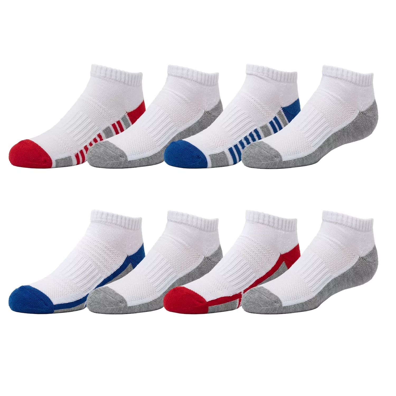 8 пар носков для мальчиков с мягкой подкладкой Tek Gear для неявки Tek Gear, белый