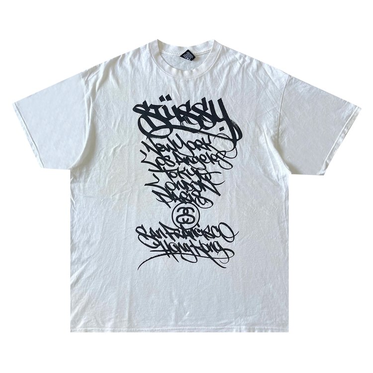 

Футболка Stussy x Ease World Tour 'White', белый