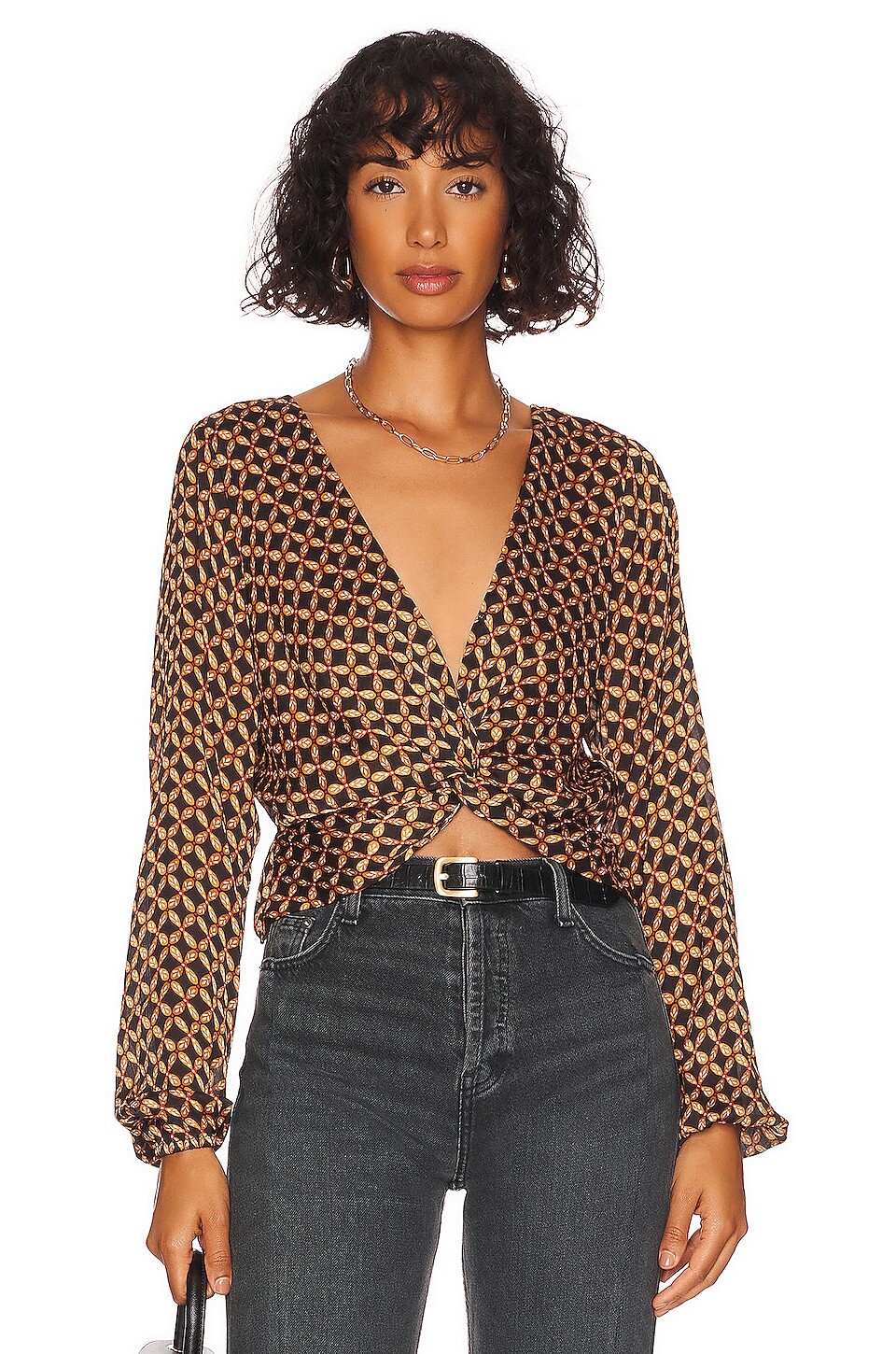 

Блузка MINKPINK Valentina Twist, цвет Multi