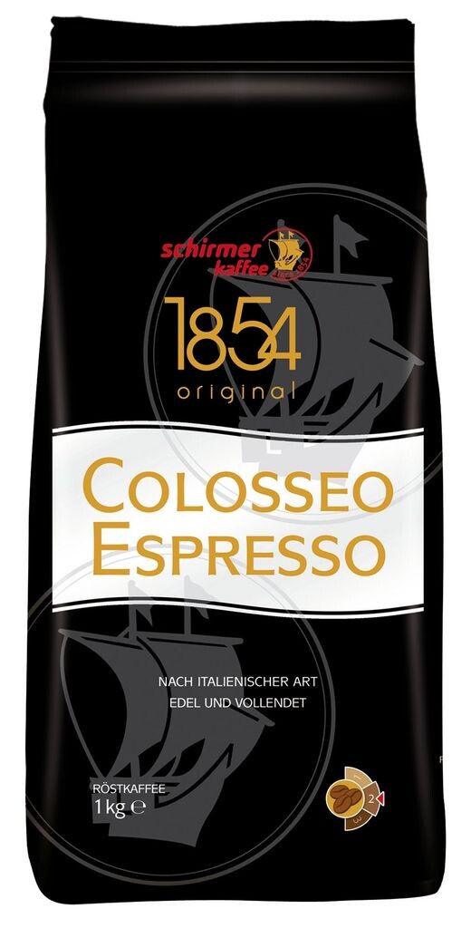 

Schirmer Colosseo эспрессо в зернах мягкий, ароматный 1000г