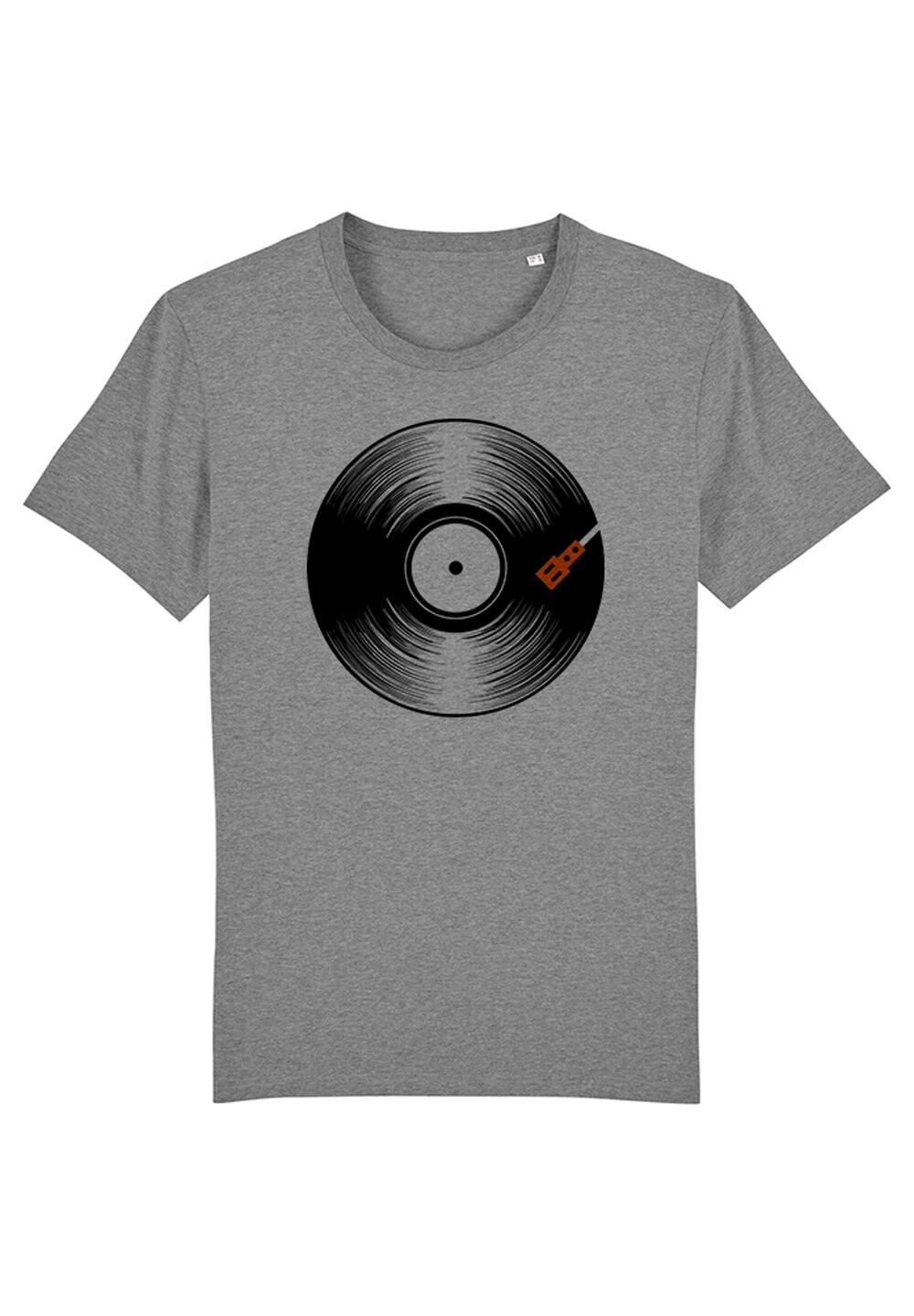 

Футболка с принтом SCHALLPLATTE Watapparel, цвет mid heather grey