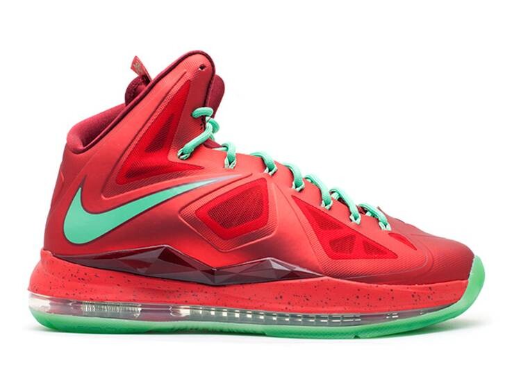 

Кроссовки Nike LEBRON 10 'CHRISTMAS', красный