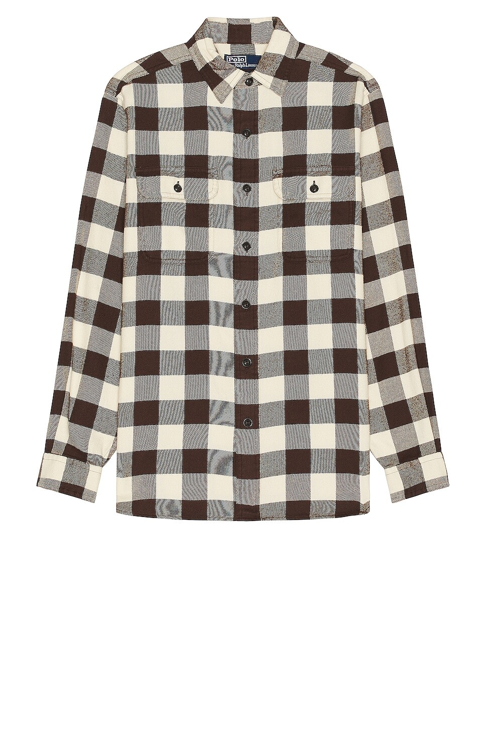 

Рубашка Polo Ralph Lauren Ranch, цвет Winter Cream & Brown