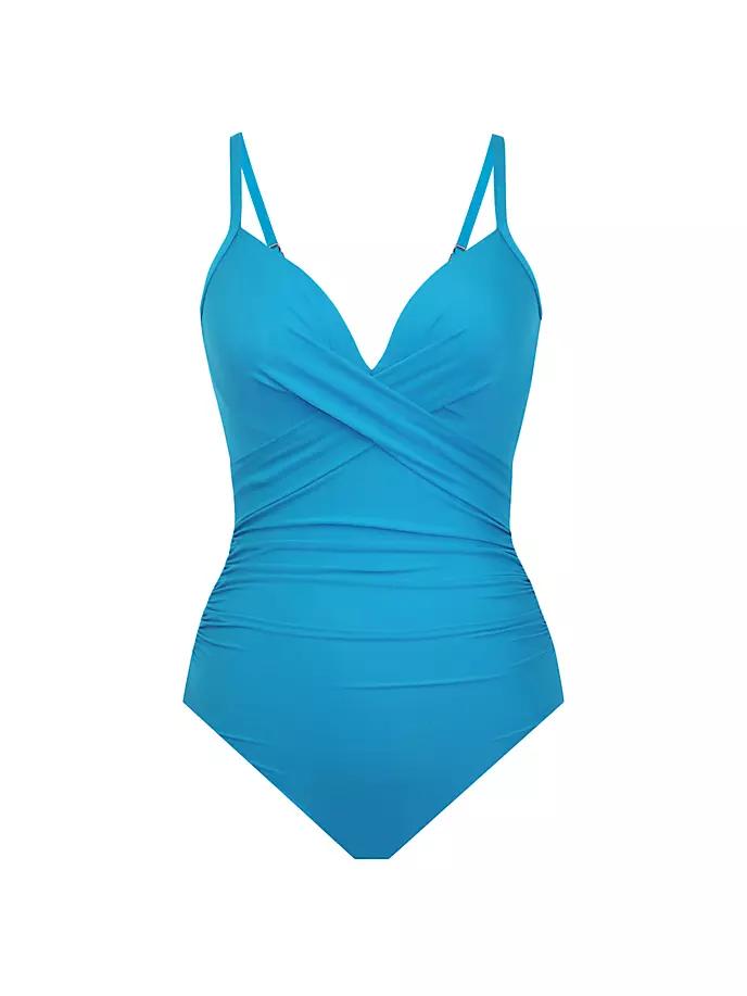 

Купальник Rock Solid Captivate Miraclesuit Swim, синий
