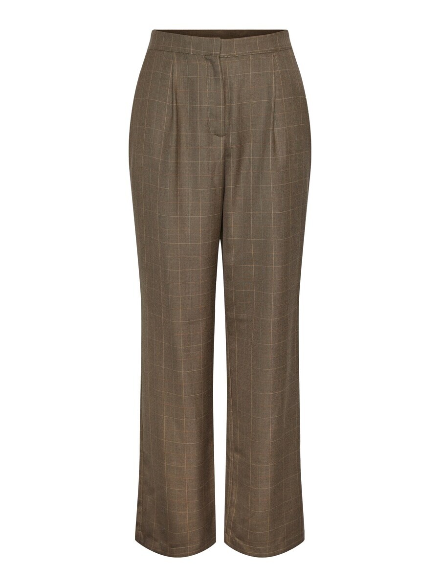 

Брюки Y.A.S Loose fit Pleat-Front Pants KAGGA, цвет Sepia