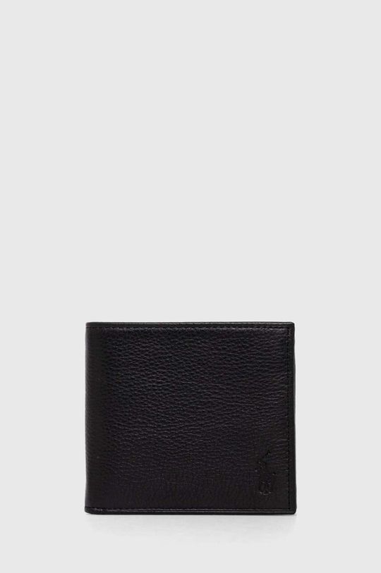цена Кожаный кошелек Polo Ralph Lauren, черный