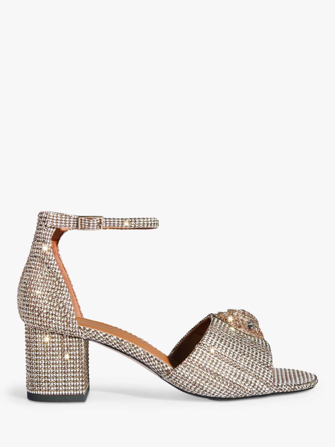 

Босоножки Kensington на блочном каблуке с украшением Kurt Geiger London, бежевый