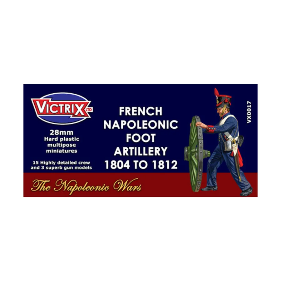 

Французская наполеоновская артиллерия - 1804-1812 гг., Historical Miniatures - Napoleonic (Victrix) (28mm)