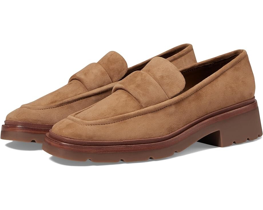 

Лоферы Vince Robin Leather Loafer, цвет Light Fawn Brown Suede