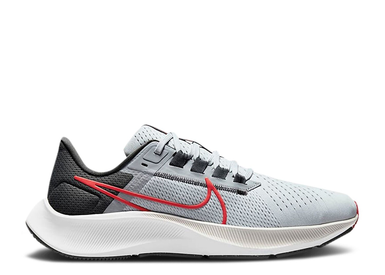 Кроссовки Nike Air Zoom Pegasus 38 'Pure Platinum Chile Red', серый кроссовки nike wmns air zoom pegasus 38 chile red hyper pink красный